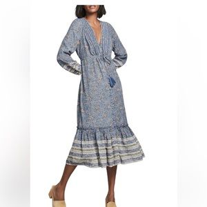 New Kameya Dress - Nottingham Blue